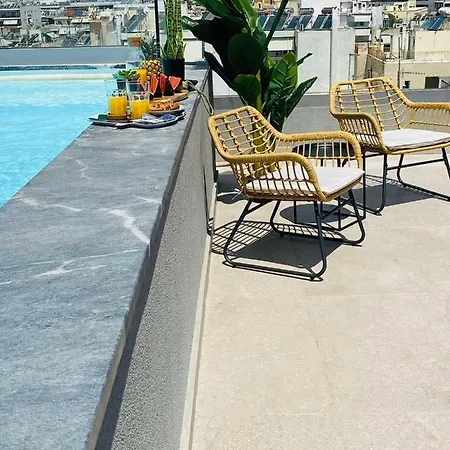 New 2bd Aprt With Shared Rooftop Pool E2 * Athènes