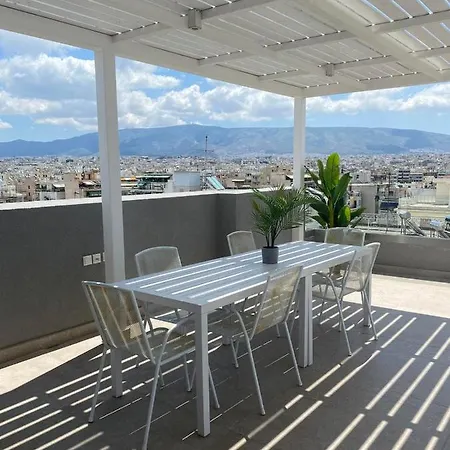 New 2bd Aprt With Shared Rooftop Pool E2 Апартаменты Афины